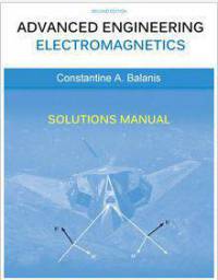 حل المسائل الکترومغناطیس پیشرفته مهندسی بالانیس Balanis