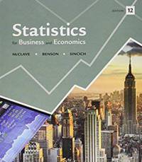 دانلود حل المسائل کتاب آمار تجارت و اقتصاد مک کلیو James McClave