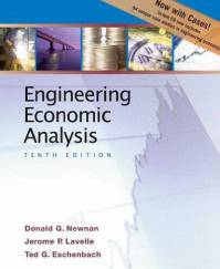 دانلود حل المسائل کتاب آنالیز اقتصاد مهندسی نیونان Donald Newnan