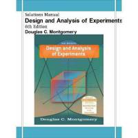 دانلود حل المسائل طراحی و تحلیل آزمایش ها مونتگومری Douglas Montgomery